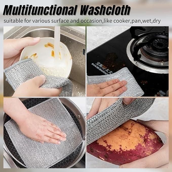 Multipurpose Wire Dishwashing Scrubber